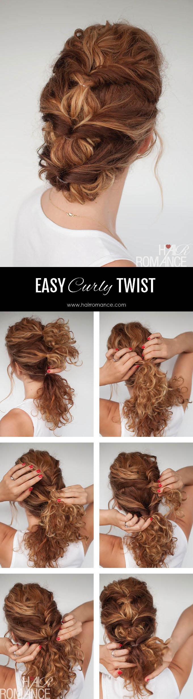 curly updo