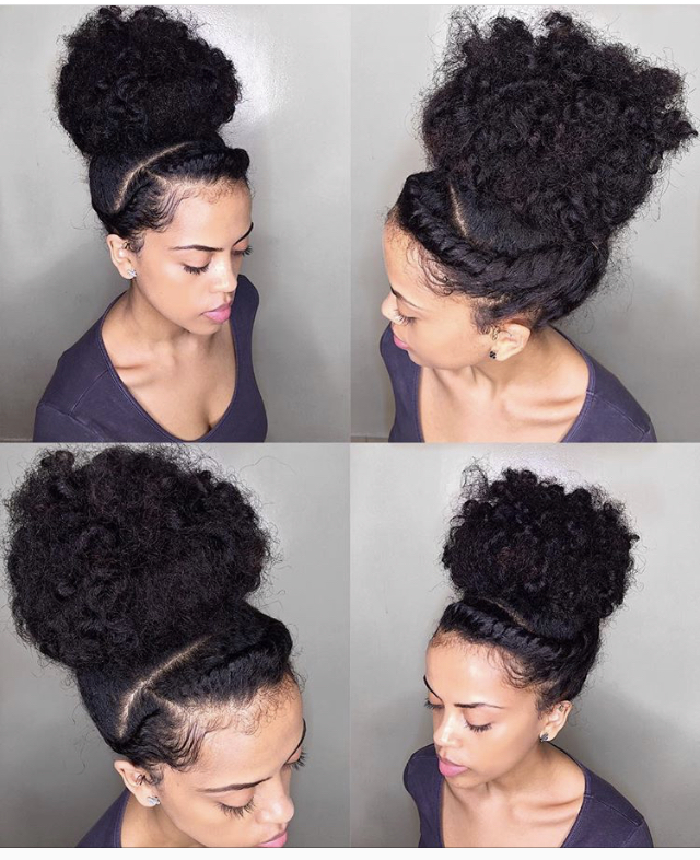 Fabulous Buns For Curly Hair